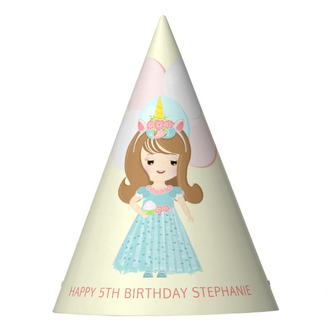 Chapeaux De Fètes Princesse Unicorn (Devant)