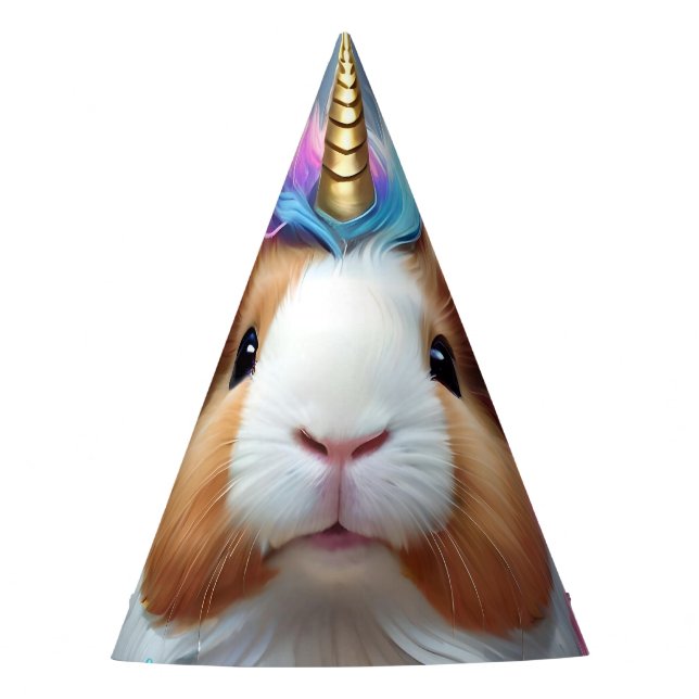 Chapeaux De Fètes Prism Pigtail : Le Cobaye Licorne Radiante, (Devant)