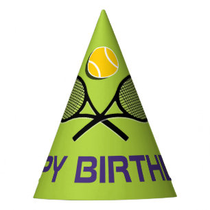 Chapeaux De Fètes Rackets de tennis verts