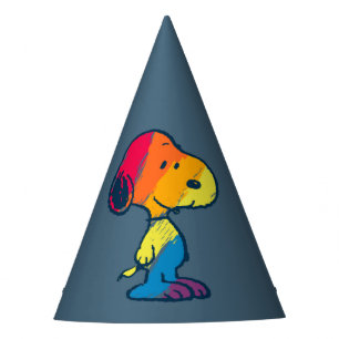 Chapeaux De Fètes Rainbow Snoopy