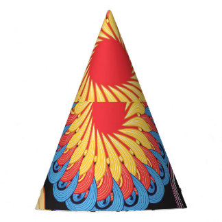 Chapeaux De Fètes Rayon foncé : Motif circulaire lumineux