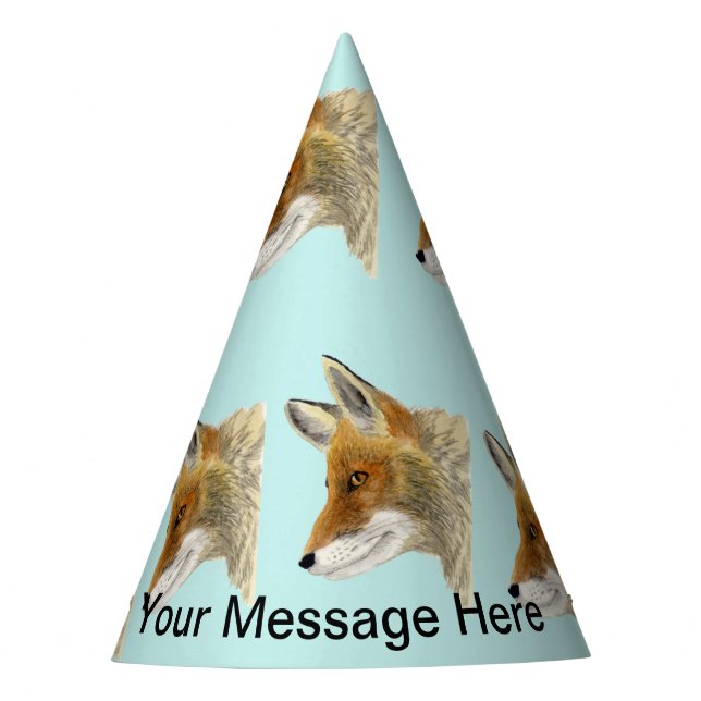 Chapeaux De Fètes Renard rouge (Devant)