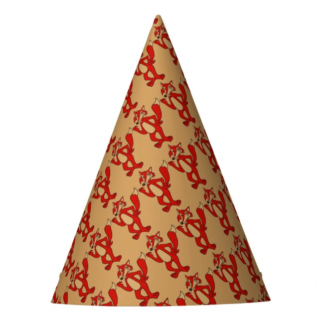Chapeaux De Fètes Renard rouge (Devant)