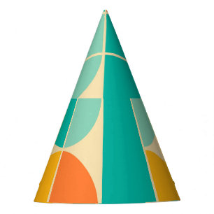 Chapeaux De Fètes Retro Abstrait : Design intemporel sans fil.