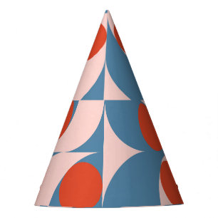 Chapeaux De Fètes Retro Géométrique : Mosaïque Vintage moderne.