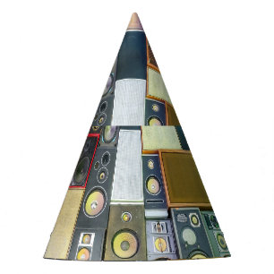 Chapeaux De Fètes Retro Wall-Hung : Conception Vintage des haut-parl