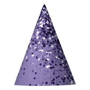 Chapeaux De Fètes Rêve de Parties scintillant ULTRA VIOLET #1