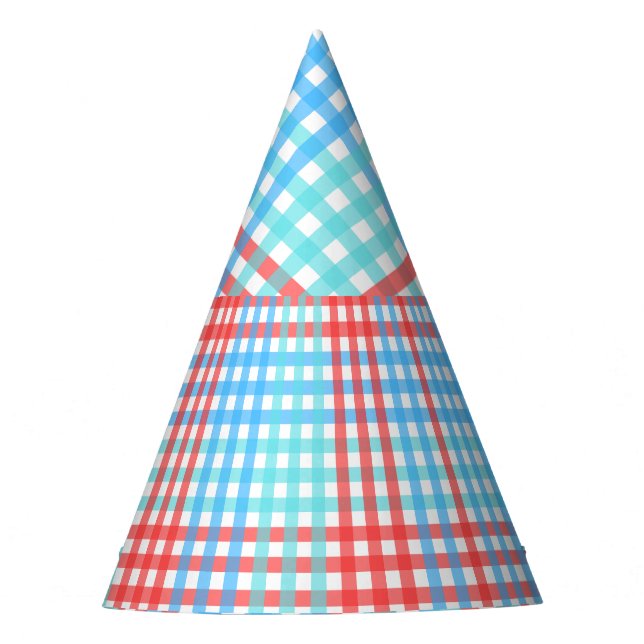 Chapeaux De Fètes Rocket Pop, Petit Plaid (Devant)