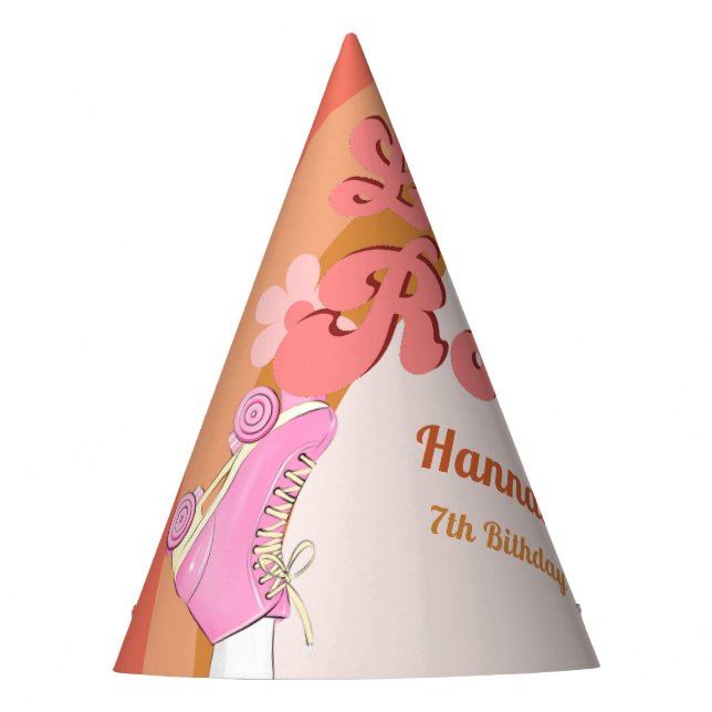 Chapeaux De Fètes Roll Retro Super Roller Skate Anniversaire Partie (Devant)