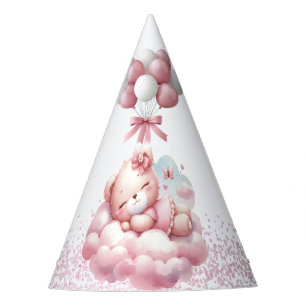 Chapeaux De Fètes Rose Girl Rainbow Star Anniversaire