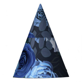 Chapeaux De Fètes Roses de pivoines : Floral foncé Vintage.