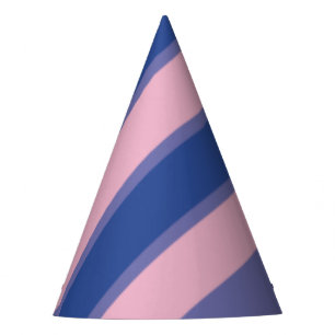 Chapeaux De Fètes Roses et nuances de violet rayures