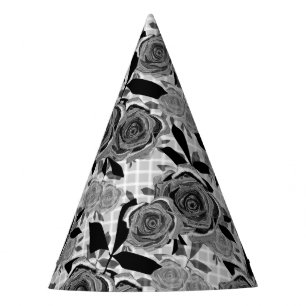 Chapeaux De Fètes Roses noirs, rose, noirs et gris