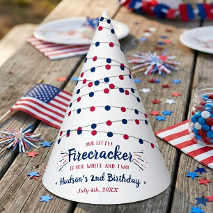 Chapeaux De Fètes Rouge, Blanc & Deux ! 4 juillet 2e anniversaire