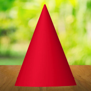 Chapeaux De Fètes Rouge Cadmium Couleur Uni