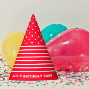 Chapeaux De Fètes Rouge, Chiens blancs, Casquette de la fête des tri