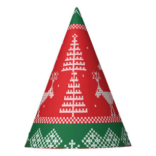 Chapeaux De Fètes Scène d'hiver : vintage motif sans soudure