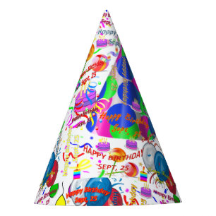 Chapeaux De Fètes Septembre, 25 Casquette d'anniversaire de fête, Ca