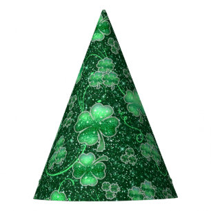 Chapeaux De Fètes Shamrocks scintillants et torsades ID289