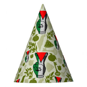 Chapeaux De Fètes Signe de victoire à la main Résistance Symbole du