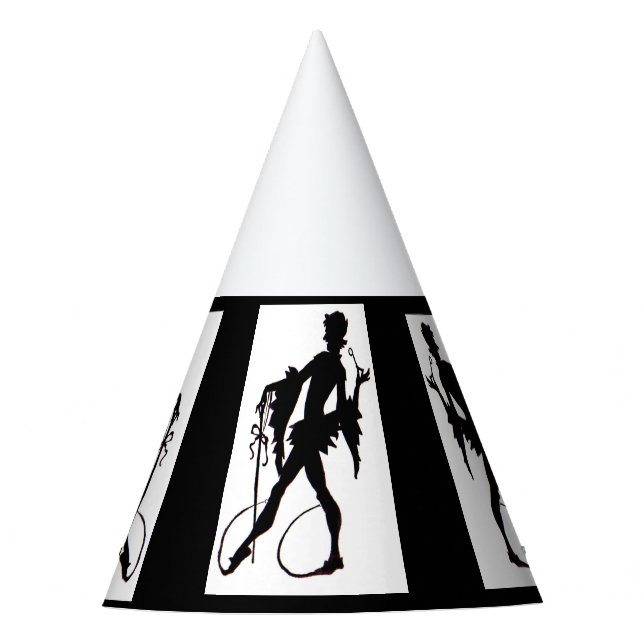 Chapeaux De Fètes Silhouette magicienne des années 1920 (Devant)