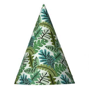 Chapeaux De Fètes Simple mignonne Jungle Safari Feuille