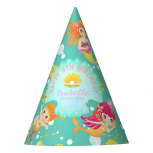 Chapeaux De Fètes Sirènes sarcelle