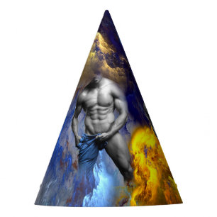 Chapeaux De Fètes SlipperyJoe's Man steamy shirtless abs sixpack put