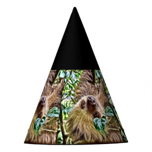 Chapeaux De Fètes Sloth peint