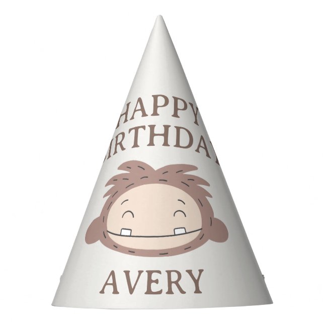 Chapeaux De Fètes Slumberkins Bigfoot Birthday (Devant)