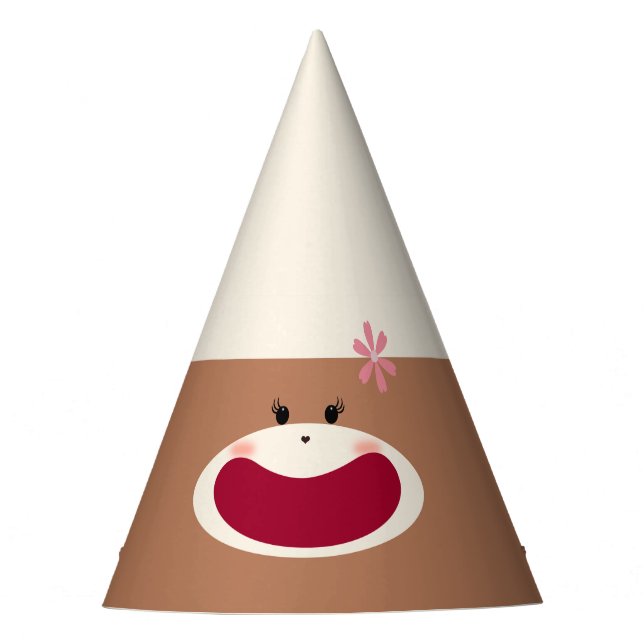 Chapeaux De Fètes Sock Monkey Smile(Girl) (Devant)