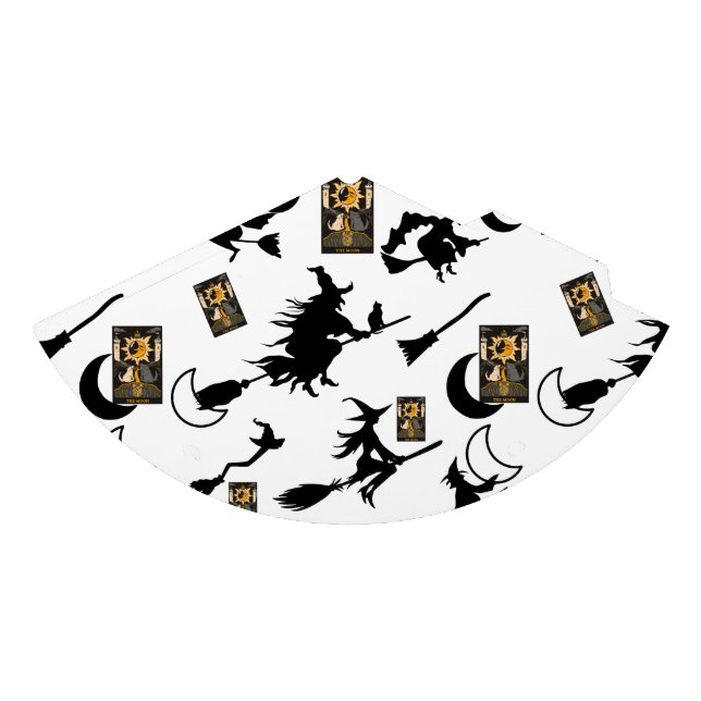 Chapeaux De Fètes sorcière assistant chatte lune bloomstick (Devant)