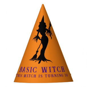 Chapeaux De Fètes Sorcière de base Femmes modernes Orange Halloween