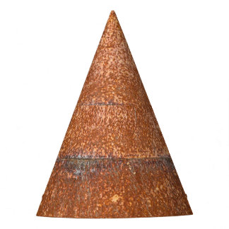 Chapeaux De Fètes Soudé vieux métal, texture rouille.