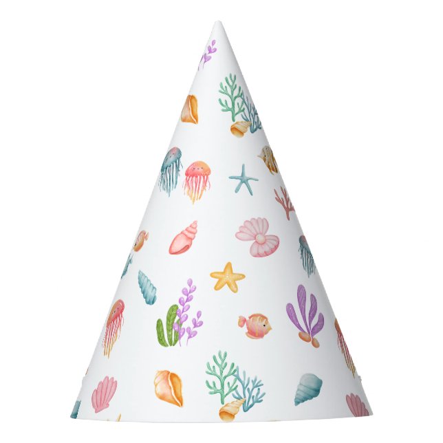 Chapeaux De Fètes Sous la mer Anniversaire (Devant)