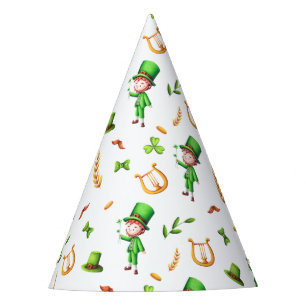 Chapeaux De Fètes St. Patrick's Day Green Leprechaun Motif irlandais