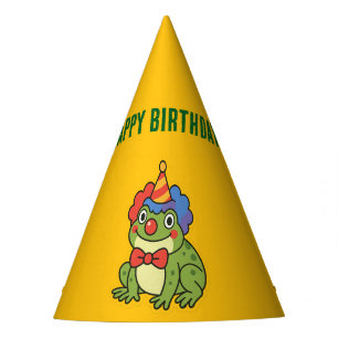 Chapeaux De Fètes Sticker de grenouille clown drôle