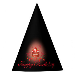 Chapeaux De Fètes Strawberry Birthday Paper Cups