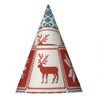 Chapeaux De Fètes Style Patchwork : Motif ornemental de Noël