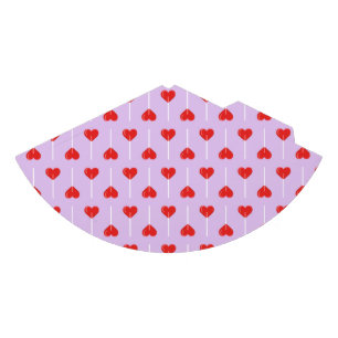 Chapeaux De Fètes Suceurs d'amour pastel rouge