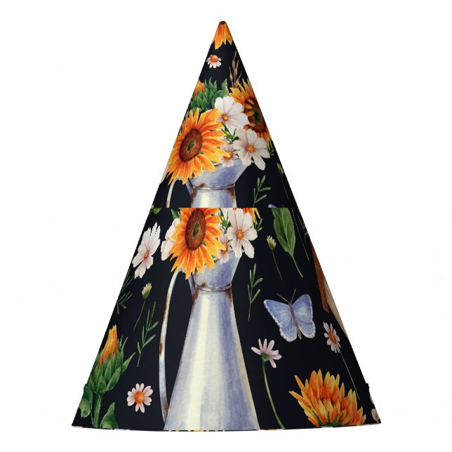 Chapeaux De Fètes Sunny Rustic Watercolor Motif (Devant)