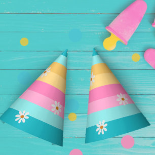 Chapeaux De Fètes Super Retro Rainbow Roller Patinage Anniversaire f