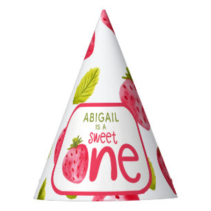 Chapeaux De Fètes Sweet One Strawberry Premier anniversaire