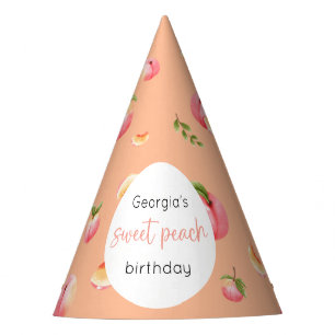 Chapeaux De Fètes Sweet Peach 1er anniversaire