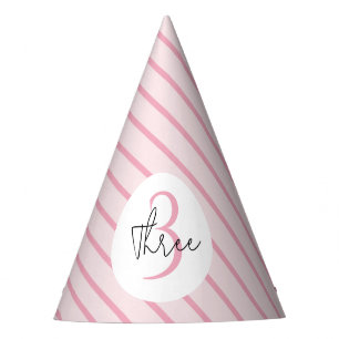 Chapeaux De Fètes Sweet Time Pastel Pink Donut Anniversaire