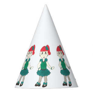 Chapeaux De Fètes Tap Dancing Girl Dance Considérant Costume vert Tu