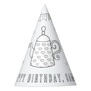 Chapeaux De Fètes Tea Party Anniversaire - Couleur de votre propre C