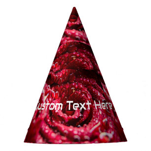 Chapeaux De Fètes Texte Personnalisé Ici Rose Image Décor Artisanat