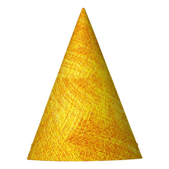 Chapeaux De Fètes Texture dorée luxueuse, arrière - plan abstrait. (Devant)