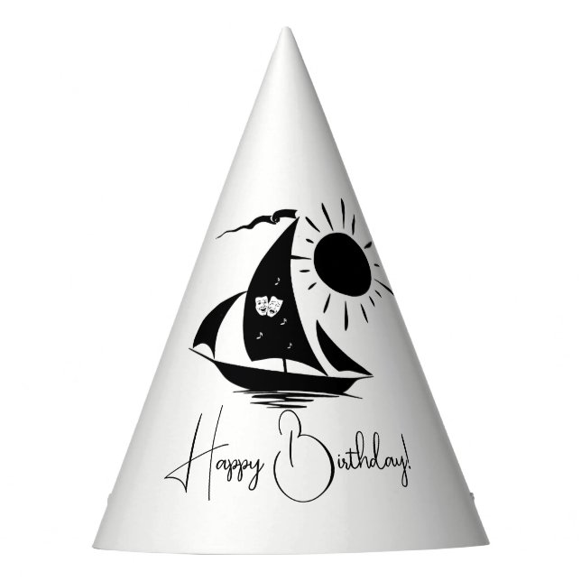 Chapeaux De Fètes Théâtre Whimsical Unique Conception De Voile (Devant)